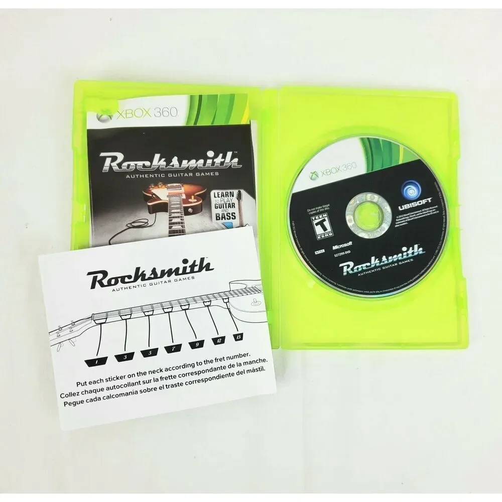 Rocksmith Authentic Guitar Video Games on Xbox 360